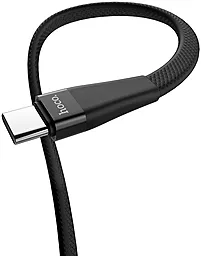 Кабель USB Hoco S4 With Timer USB Type-C Cable  Black - миниатюра 3
