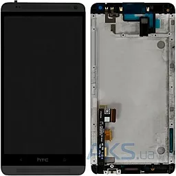 Дисплей HTC One Max (803n) с тачскрином и рамкой, без вставок цвета Black - фото Дисплей HTC One Max (803n) с тачскрином и рамкой, без вставок цвета Black