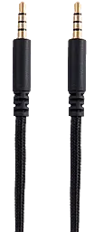 Аудио кабель HATOR AUX mini Jack 3.5mm M/M Cable 1 м black (ACC-211) - фото Аудио кабель HATOR AUX mini Jack 3.5mm M/M Cable 1 м black (ACC-211)