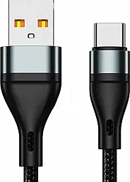 Кабель Jellico B16 USB-A - Type-C 15w 3.1a 1м cable Black - фото Кабель Jellico B16 USB-A - Type-C 15w 3.1a 1м cable Black