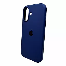 Чохол Silicone Case Full для Apple iPhone 16 Navy Blue - мініатюра 5 Чохол Silicone Case Full для Apple iPhone 16 Navy Blue - мініатюра 5