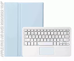 Чохол для планшету BeCover TouchPad з бездротовою клавіатурою для Apple iPad Air 4 2020, Air 5 2022 Light Blue (712372) - фото Чохол для планшету BeCover TouchPad з бездротовою клавіатурою для Apple iPad Air 4 2020, Air 5 2022 Light Blue (712372)