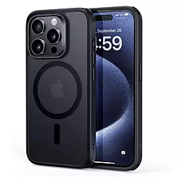 Чехол ESR для Apple iPhone 15 Pro CH Halolock Frosted Black (4894240173480) - фото Чехол ESR для Apple iPhone 15 Pro CH Halolock Frosted Black (4894240173480)