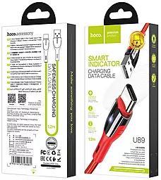 Кабель Hoco U89 Safeness USB-A - Type-C 12w 2.4a 1м cable Red - мініатюра 6 Кабель Hoco U89 Safeness USB-A - Type-C 12w 2.4a 1м cable Red - мініатюра 6