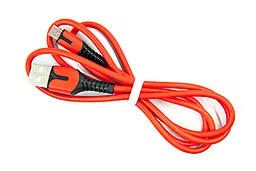 Кабель Dengos USB-A - Lightning 12w 2.4a 1м cable Red (PLS-M-IND-SOFT-Red) - фото Кабель Dengos USB-A - Lightning 12w 2.4a 1м cable Red (PLS-M-IND-SOFT-Red)