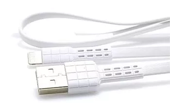 Кабель Remax Armor USB-A - Lightning 12w 2.4a 1м cable White (RC-116i) - фото 2