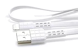 Кабель Remax Armor USB-A - Lightning 12w 2.4a 1м cable White (RC-116i) - миниатюра 2 Кабель Remax Armor USB-A - Lightning 12w 2.4a 1м cable White (RC-116i) - миниатюра 2