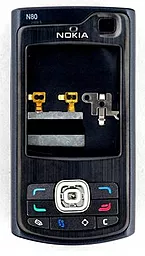 Корпус Nokia N80 с клавиатурой Black