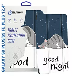 Чехол для планшета BeCover Smart Case для Samsung Galaxy Tab S9 Plus, S9 FE Plus 12.4" Good Night (710378) - фото Чехол для планшета BeCover Smart Case для Samsung Galaxy Tab S9 Plus, S9 FE Plus 12.4" Good Night (710378)