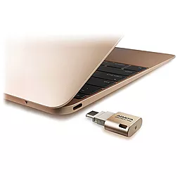 Флешка ADATA 32GB USB 3.1 Gen1 Type-A / Type-C UC350 Gold (AUC350-32G-CGD) - миниатюра 3