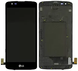 Дисплей LG Escape 3, K8 2016, Phoenix 2 (K350, K373, LM-X212(G), VS500PP) з тачскріном і рамкою, Black