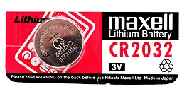 Батарейки Maxell CR2032 1 шт. 3 V