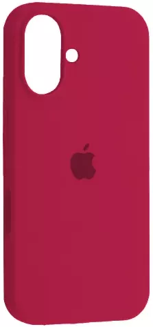 Чохол Silicone Case Full для Apple iPhone 16 Rose Red - фото 1