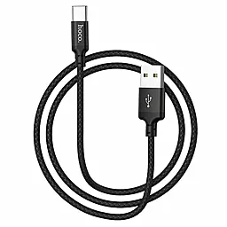 Кабель Hoco X14 Times Speed USB-A - Type-C 12w 2.4a 1м cable Black - мініатюра 2 Кабель Hoco X14 Times Speed USB-A - Type-C 12w 2.4a 1м cable Black - мініатюра 2