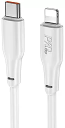 Кабель Hoco X93 Force USB Type-C - Lightning 20w 3a 1м PD сable White - фото Кабель Hoco X93 Force USB Type-C - Lightning 20w 3a 1м PD сable White