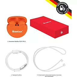 Наушники BeatBox PODS PRO 6 Orange (bbppro6o) - миниатюра 6