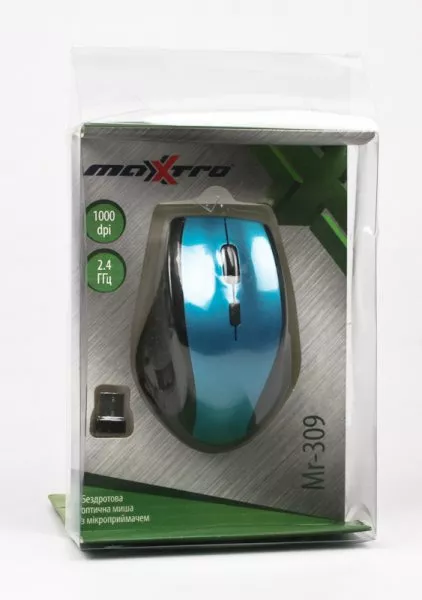 Компьютерная мышка Maxxtro Mr-309 Blue - фото 4