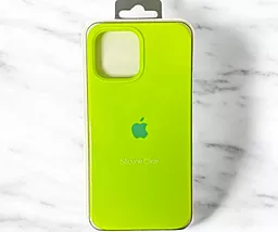 Чехол Silicone Case Full для Apple iPhone 15 Pro Fluorescent green - миниатюра 2 Чехол Silicone Case Full для Apple iPhone 15 Pro Fluorescent green - миниатюра 2