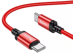 USB PD Кабель Hoco X89 Wind 60W USB Type-C - Type-C Cable Red
