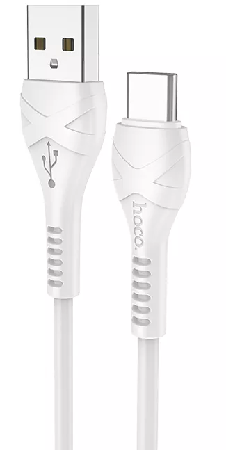 Кабель Hoco X37 Cool Power USB-A - Type-C 15w 3a 1м cable White - фото 1