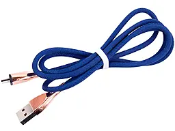 Кабель Dengos USB-A - micro USB 12w 2.4a 1м cable Blue (NTK-M-SET-DBLUE) - фото Кабель Dengos USB-A - micro USB 12w 2.4a 1м cable Blue (NTK-M-SET-DBLUE)