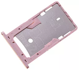 Слот (лоток) SIM-карти Xiaomi Redmi 4A Dual SIM Original  Pink