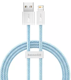 USB Кабель Baseus Dynamic Series 2.4A 2M Lightning Cable  Blue (CALD000503)