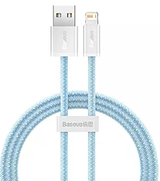 Кабель Baseus Dynamic Series USB-A - Lightning 12w 2.4a 2м cable Blue (CALD000503) - фото Кабель Baseus Dynamic Series USB-A - Lightning 12w 2.4a 2м cable Blue (CALD000503)