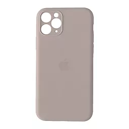 Чехол Silicone Case Full Camera для Apple iPhone 11 Pro Max Chalk Pink