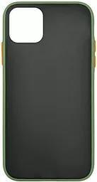 Чохол 1TOUCH Gingle Matte Apple iPhone 11 Pro Max Green/Orange
