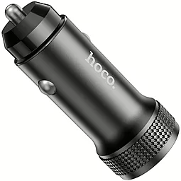 Автомобильное зарядное устройство Hoco Z49A 18W QC3.0 USB-A Black - миниатюра 3