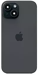 Задня кришка корпусу Apple iPhone 15 зі склом камери Black