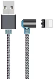 Кабель XoKo SC-375i Magneto USB-A - Lightning 12w 2.4a 1м cable Grey (SC-375i MGNT-GR) - фото Кабель XoKo SC-375i Magneto USB-A - Lightning 12w 2.4a 1м cable Grey (SC-375i MGNT-GR)