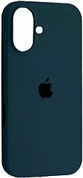 {"ru": "Чехол", "uk": "Чохол"} Silicone Case Full для Apple iPhone 16 Abyss Blue