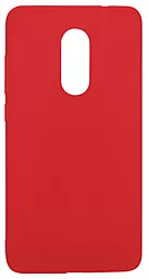 Чехол Original Silicon Case Xiaomi Redmi Note 4X, Redmi Note 4 (Snapdragon) Red