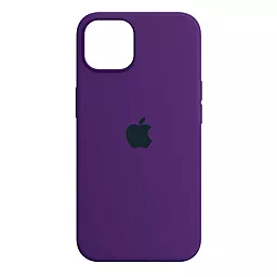 Чехол Silicone Case Full для Apple iPhone 14 Plus Grape