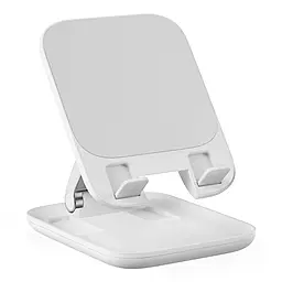 Настольный держатель Baseus Seashell Series Moon White (B10451501211-00) - фото Настольный держатель Baseus Seashell Series Moon White (B10451501211-00)