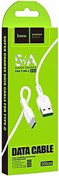 Кабель Hoco X33 Surge USB-A - Type-C 25w 5a 1м cable White - мініатюра 7 Кабель Hoco X33 Surge USB-A - Type-C 25w 5a 1м cable White - мініатюра 7
