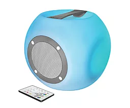 Колонки акустические Trust Lara Wireless Bluetooth speaker with multi-colour party lights White (22799) - миниатюра 3