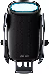 Автодержатель с беспроводной зарядкой Baseus Milky Way Electric Bracket Wireless Charger 15W Black (WXHW02-01)