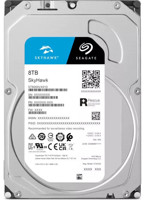 Жесткий диск Seagate SkyHawk 8 TB (ST8000VX010) - фото 4