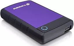 Внешний жесткий диск Transcend StoreJet 2.5 USB 3.0 3TB (TS3TSJ25H3P) Purple - миниатюра 2