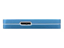 Зовнішній жорсткий диск Toshiba 500Gb Canvio Alu  (HDTH305EL3AA) 2.5" USB 3.0 Metallic Blue - мініатюра 3