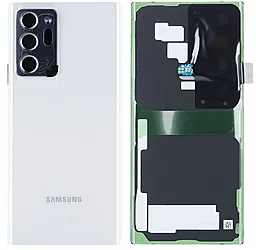 Задня кришка корпусу Samsung Galaxy Note 20 Ultra N985 / Galaxy Note 20 Ultra 5G N986 зі склом камери Mystic White