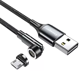 Кабель Essager Victron Rotate Magnetic USB-A - micro USB 12w 2.4a 1м cable Black (EXCCXM-WC0G) - фото Кабель Essager Victron Rotate Magnetic USB-A - micro USB 12w 2.4a 1м cable Black (EXCCXM-WC0G)