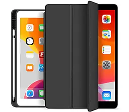 Чехол для планшета BeCover Tri Fold Soft TPU с креплением Apple Pencil для Apple iPad 9.7" 2017/2018 Black (708453) - фото Чехол для планшета BeCover Tri Fold Soft TPU с креплением Apple Pencil для Apple iPad 9.7" 2017/2018 Black (708453)