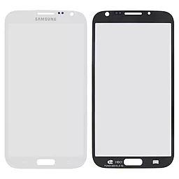 Корпусное стекло дисплея Samsung Galaxy Note 2 N7100 White