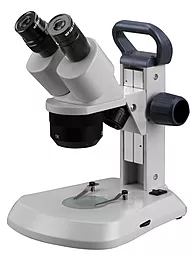 Микроскоп AmScope бинокулярный SE313-R с регулируемой нижней и верхней подсветкой и дискретной регулировкой кратности 10-40X