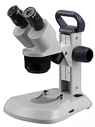 Мікроскоп AmScope бінокулярний SE313-R з регулюванням нижньої і верхньої підсвічуванням і дискретним регулюванням кратності 10-40X - фото Мікроскоп AmScope бінокулярний SE313-R з регулюванням нижньої і верхньої підсвічуванням і дискретним регулюванням кратності 10-40X