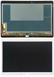 Дисплей для планшету Samsung Galaxy Tab S 10.5 T800, T805 + Touchscreen (original) White - фото Дисплей для планшету Samsung Galaxy Tab S 10.5 T800, T805 + Touchscreen (original) White